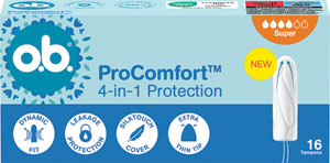 o.b. tampóny Pro Comfort Super 16 ks