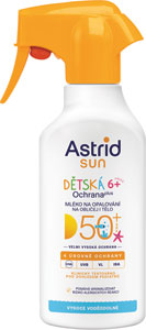 Astrid Sun detské mlieko na opalovanie sprej OF 50+ 270 ml
