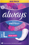 Always intímne vložky Long Fresh Scent 48 ks - Teta drogérie eshop