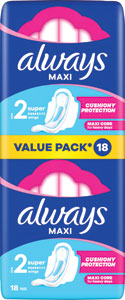 Always MAXI hygienické vložky Super 18 ks