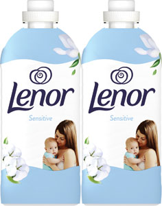 Lenor aviváž Sensitive 2 × 59 PD, 2 × 1239 ml