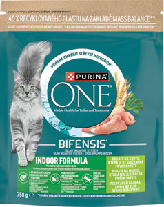 Purina ONE Indoor s morčacím a celozrnnými obilninami 750 g