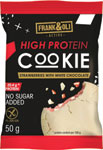 FRANK&OLI High Protein - Strawberries with White Chocolate 50 g - Teta drogérie eshop