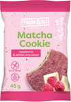 FRANK&OLI MATCHA Cookie - malina s bielou čokoládou 45 g - Teta drogérie eshop