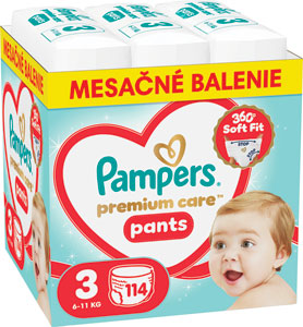 Pampers Prem pants MB S3 (114ks/kra)