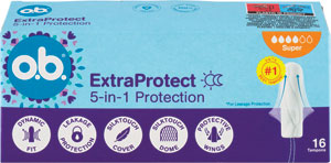 O.b. tampóny Extra Protect Super 16 ks