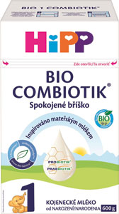 HiPP 1 BIO COMBIOTIK® Počiatočná mliečna dojčenská výživa 600 g