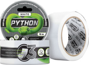 Vysokopevnostná páska PYTHON Biela 10 M