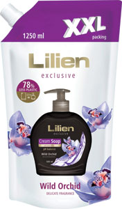 Lilien tekuté mydlo Wild Orchid XXL náhradné balenie 1250 ml