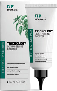 EP TRICHOLOGY peeling booster na pokožku hlavy pre mastné vlasy s extraktom žihľavy 100 ml