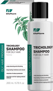 EP TRICHOLOGY šampón pre mastné vlasy s extraktom žihľavy 200 ml