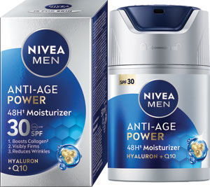 Nivea Men Hydratačný pleťový krém proti vráskam SPF 30 50 ml