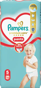 Pampers Premium Pants plienkové nohavičky veľkosť 5 50 ks 11-17 kg