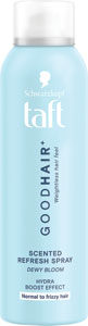 Schwarzkopf Taft Goodhair+ Osviežujúci sprej s vôňou rozkvitnutých kvetov 150 ml