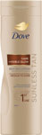 Dove Care&Glow samoopaľovacie mlieko Dark 400 ml