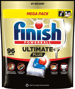 Finish Ultimate Plus kapsuly do umývačky riadu Fresh 96 ks