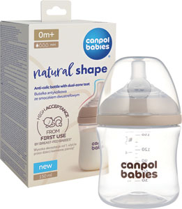 Canpol Babies Láhev 150ml NaturalShape