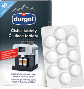 Durgol Čistiace tablety na kávovary 10 ks