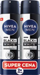 Nivea Men antiperspirant B&W Invisible Original duopack 150 ml  - Teta drogérie eshop
