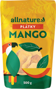 Allnature Mango plátky 500 g