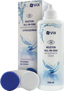 VIX roztok na šošovky s púzdrom 360 ml