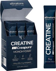 Allnature Kreatín monohydrát Creapure 30x5 g