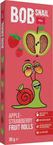 BOB Snail ovocné rolky Jablko Jahoda 30 g