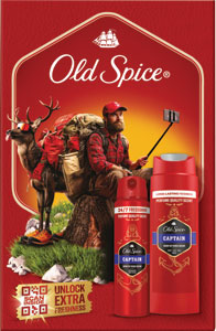 Old Spice darčeková sada Captain deodorant 150 ml, sprchový gél 2 v 1 250 ml