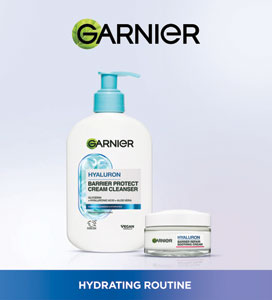 Garnier darčeková sada Hyaluron čistiaci gél, upokojujúci krém