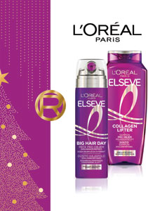 Elseve darčeková sada Collagen Lifter šampón, sprej pre objem vlasov