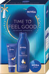 Nivea darčeková sada TIME TO FEEL GOOD telové mlieko, krém na ruky, krém - Teta drogérie eshop