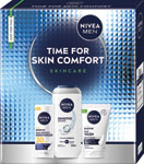 Nivea darčeková sada TIME FOR SKIN COMFORT Men denný krém, čistiaci gél, sprchovací gél - Teta drogérie eshop