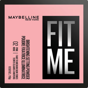 Maybelline New York Fit Me Powder 02 Pink fixačný púder 15 g
