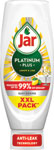 Jar Platinum Plus tekutý prostriedok na umývanie riadu Lemon & Lime 730 ml