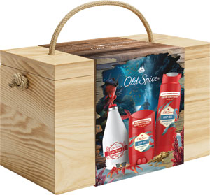 Old Spice darčeková sada Captain voda po holení 100 ml, Deep Sea deo stick 50 ml, Deep Sea sprchový gél 2 v 1 250 ml