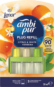 Ambi Pur 3Volution strojček súprava elektrického osviežovača vzduchu Citrus & White Verbena 20 ml