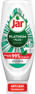Jar Platinum Plus tekutý prostriedok na umývanie riadu Fresh Mint 660 ml