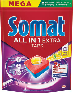 Somat AiOExtra (75ks/bal) Lemon MEGA