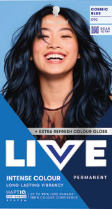 Live farba na vlasy Intense Colour 090 Cosmic Blue 