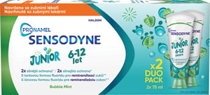 Sensodyne zubná pasta Pronamel Junior 6-12 rokov 2 x 75 ml