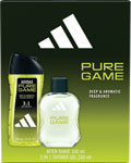 Adidas darčeková sada Pure Game voda po holení 100 ml + sprchový gél 250 ml - Teta drogérie eshop