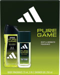 Adidas darčeková sada Pure Game body fragrance 75 ml, sprchový gél 250 ml - Teta drogérie eshop