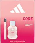 Adidas darčeková sada CORE toaletná voda 50 ml + 10 ml - Teta drogérie eshop
