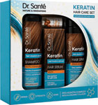 Dr.Santé darčeková sada Keratin shampoo + spray + serum + Lip Balm - Teta drogérie eshop