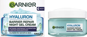 Garnier Hyaluron nočný hydratačný gél na obnovu kožnej bariéry 50 ml