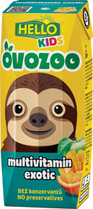 Hello OVOZOO ovocný nápoj Multivitamín 250 ml