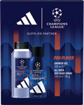 Adidas darčeková sada Pro Player UEFA 12 sprchový gél 250 ml, deo 150 ml - Teta drogérie eshop