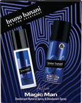 bruno banani darčeková sada Magic Man dezodorant natural sprej 75 ml, deo 150 ml - Teta drogérie eshop