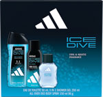 Adidas darčeková sada Ice Dive toaletná voda 50 ml, sprchový gél 250 ml, deo 150 ml - Teta drogérie eshop