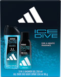 Adidas darčeková sada Ice Dive sprchový gél 250 ml, deo 150 ml - Teta drogérie eshop